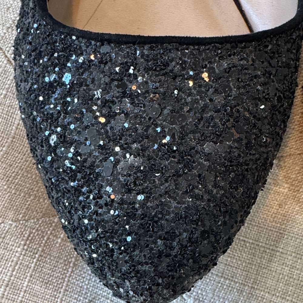 Mix No. 6 Black Sparkle Flats - Picture 3 of 5